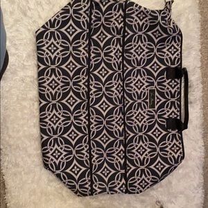 VERA BRADLEY large tote black and white :)